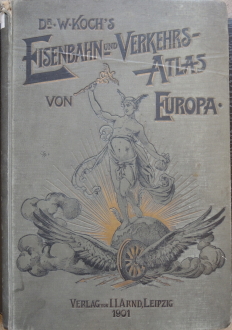 Dr. W. Kochs Eisenbahn- und Verkehrs-Atlas von Europa