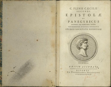 C. Plinii Caecilii secundi Epistolae et Panegyricus.